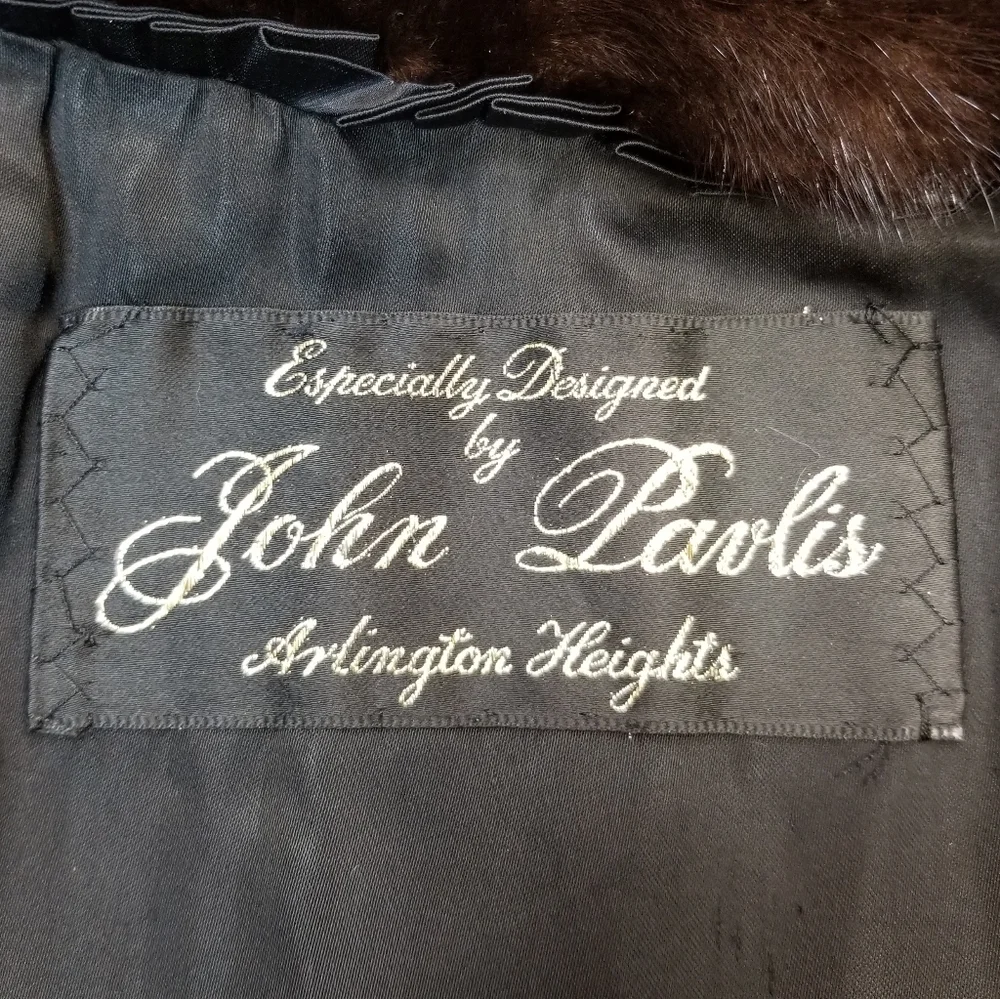 $3595  Real Mink Fur Coat - Picture 5 of 6